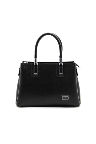 Silver & Polo SP1000 Kadın El Çantası Düz Siyah