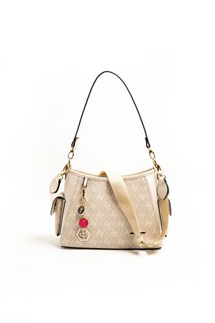 Silver & Polo Taş - Kemik SP1183 Kadın Omuz Çantası