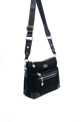 Silver Polo SP1110 Kadın Çapraz Çanta Fashion Siyah-Siyah