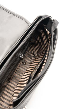 Silver & Polo M.gümüş - Siyah SP1182 Kadın Çapraz Çanta