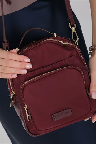 1220 Kadın Çapraz Çanta  Bordo