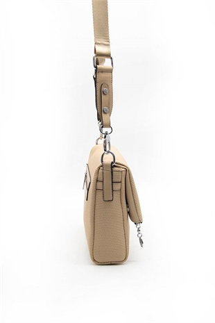 Silver & Polo SP963 Kadın Çapraz Çanta Petek Nut