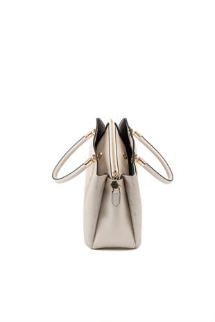 Silver & Polo Bej - S.Bej SP1000 Kadın El Çantası