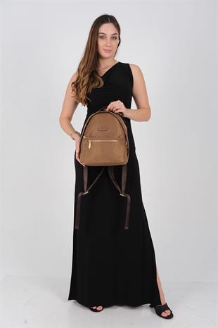 1212 Kadın Sırt Çantası  Tütün-Kahve