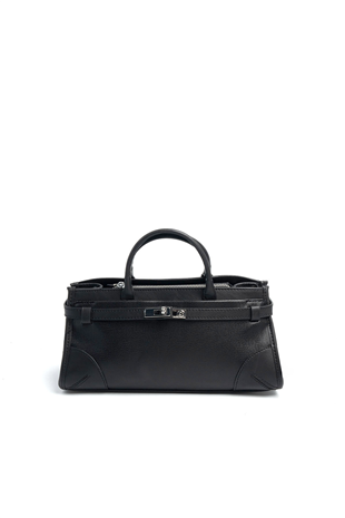 Silver & Polo SP1260 Kadın El Çantası Düz Siyah-Siyah