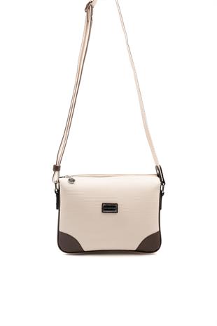 Silver & Polo Bej - Kahve SP784 Kadın Çanta Modelleri>Çapraz Çanta