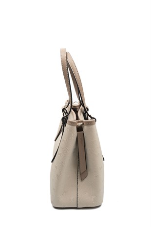 Silver & Polo SP1252 Kadın El Çantası Fashion Bej-Latte