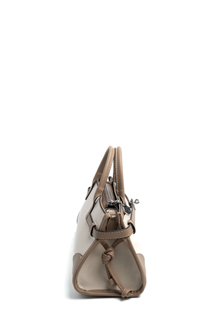 Silver & Polo SP1260 Kadın El Çantası Düz Bej-Latte