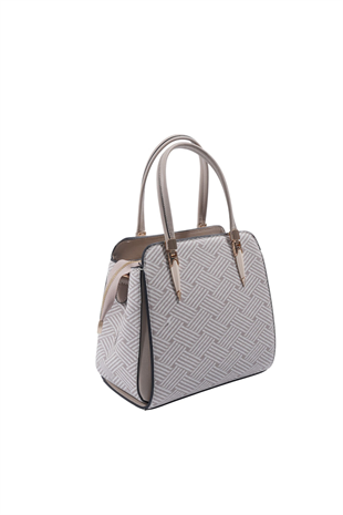 Silver & Polo SP1136 Kadın El Çantası Ç.Örgü Bej-Kum