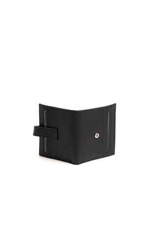 Silver & Polo SP1190 Kadın Cüzdan & Kartlık Düz Deri Siyah