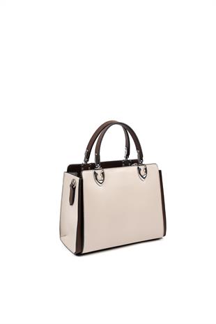 Silver & Polo Bej - Kahve SP1133 Kadın El Çantası