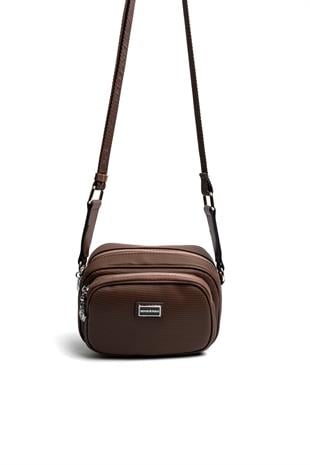 Silver & Polo SP1111 Kadın Çapraz Çanta Petek Kahve