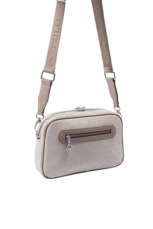 Silver Polo SP1094 Kadın Çapraz Çanta Fashion Bej-Latte