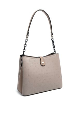 Silver Polo SP974 Kadın Omuz Çantası Fashion A.Vizon-Latte