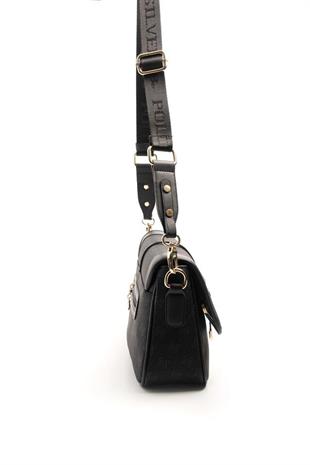 Silver & Polo SP1182 Kadın Çapraz Çanta Monogram Siyah