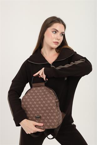 Silver & Polo Kahve SP771 Kadın Sırt Çantası