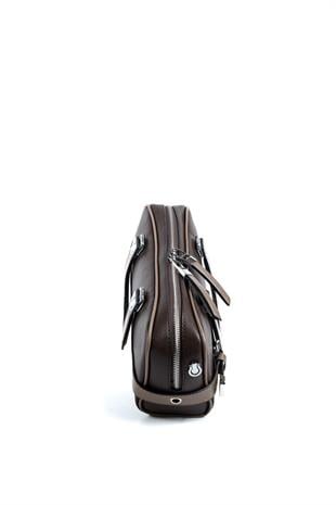 Silver & Polo Kahve - Vizon SP1258 Kadın El Çantası