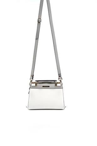 Silver & Polo Beyaz - A.gri SP1193 Kadın Çanta Modelleri>El Çantası