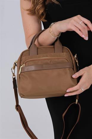 1216 Kadın El Çantası  Tütün-Kahve