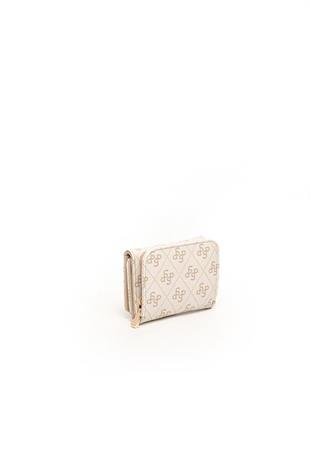 Silver & Polo SP1172 Kadın Cüzdan & Kartlık Monogram Bej-Kum