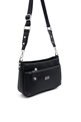 Silver & Polo SP1160 Kadın Çapraz Çanta Petek Siyah