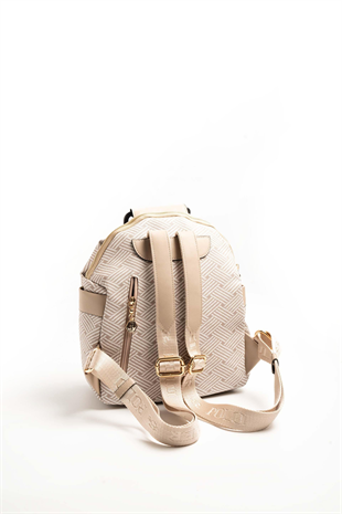 Silver & Polo SP771 Kadın Sırt Çantası Ç.Örgü Bej-Kum