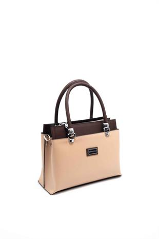 Silver & Polo SP826 Kadın El Çantası Düz Nut-Kahve