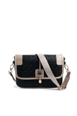Silver & Polo Siyah - S.nut SP1182 Kadın Çapraz Çanta