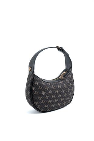 Silver & Polo Füme - Siyah SP1194 Kadın Omuz Çantası