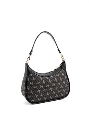 Silver & Polo Füme - Siyah SP1180 Kadın Omuz Çantası