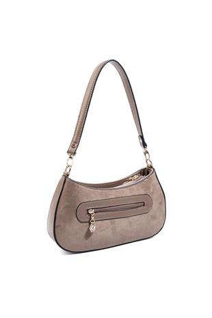 Silver & Polo SP1251 Kadın Omuz Çantası Süet Vizon-Vizon