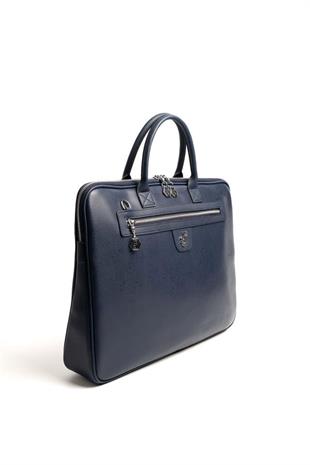 Silver & Polo SP1175 Kadın Laptop & Evrak Çantası Düz Lacivert-Lacivert