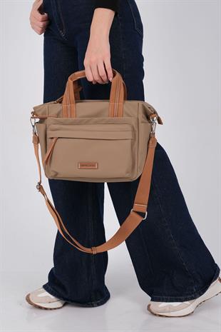 1230 Kadın El Çantası  Vizon-Taba