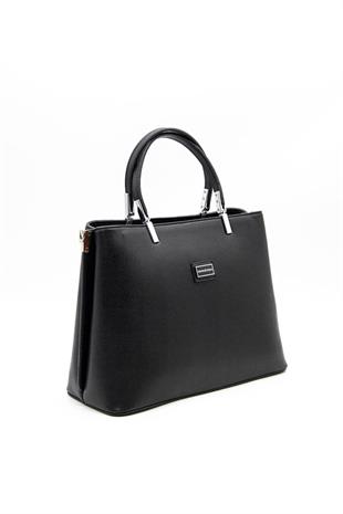 Silver & Polo SP924 Kadın El Çantası Düz Siyah