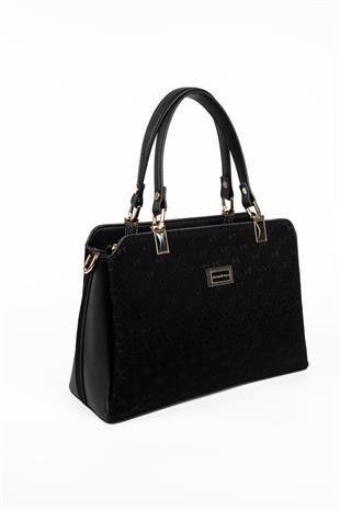 Silver & Polo SP972 Kadın El Çantası Fashion Siyah-Siyah