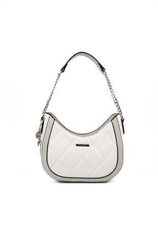 Silver & Polo Beyaz - A.gri SP1168 Kadın Omuz Çantası