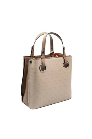 Silver & Polo SP975 Kadın El Çantası Fashion Bej-Latte