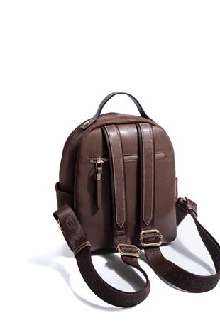 Silver & Polo SP1130 Kadın Sırt Çantası Süet Kahve