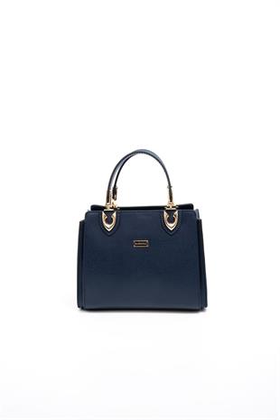 Silver & Polo SP1133 Kadın El Çantası Düz Lacivert