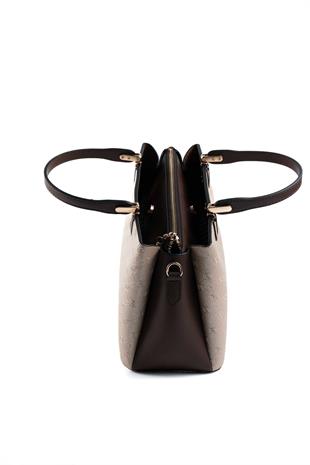 Silver & Polo Nut - Kahve SP1253 Kadın El Çantası