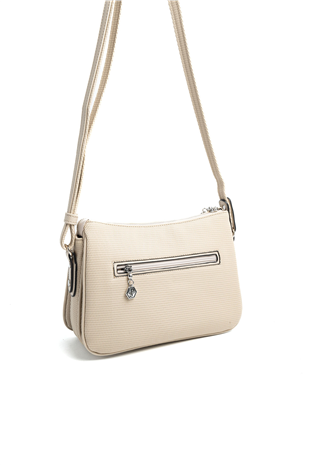 Silver & Polo SP818 Kadın Çapraz Çanta Petek Kum Beji-Kum Beji