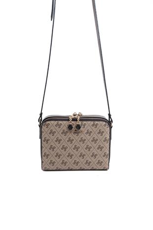 Silver & Polo Koyu Bej - Kahve SP888 Kadın Çapraz Çanta