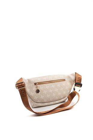 Silver & Polo SP1192 Kadın Bel Çantası Monogram Taş-A.Taba