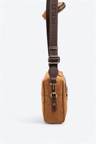 Silver & Polo SP1038 Kadın Çapraz Çanta Taba-Kahve