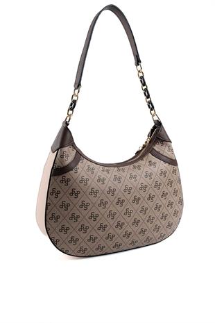 Silver & Polo Koyu Bej - Ten SP1255 Kadın Omuz Çantası