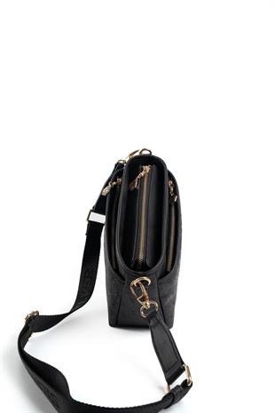 Silver & Polo Siyah SP1184 Kadın Çapraz Çanta
