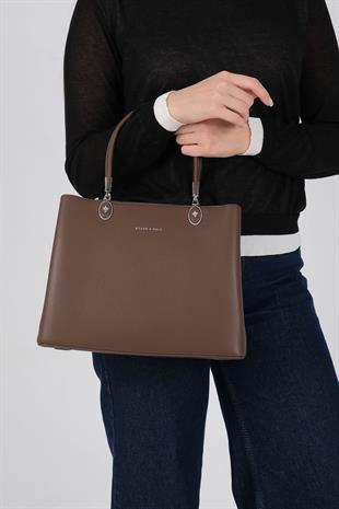 1234 Kadın El Çantası  Kahve