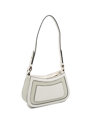 Silver & Polo SP1132 Kadın Çapraz Çanta King Desen Yeşil-Kemik