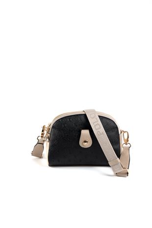 Silver & Polo Siyah - S.nut SP1144 Kadın Çapraz Çanta