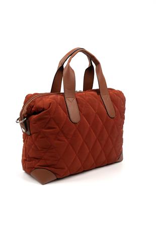 Silver & Polo Kiremit - Taba SP1152 Kadın Seyahat Çantası